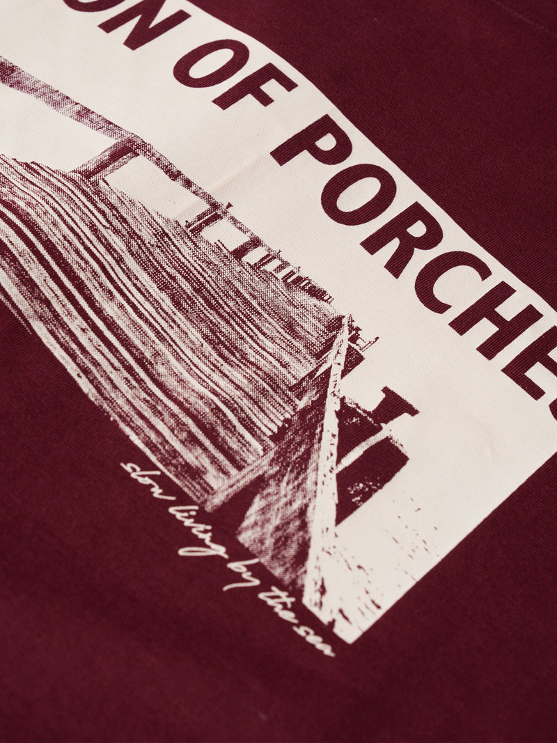 T-shirt de algodão com estampado