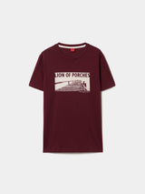 T-shirt de algodão com estampado