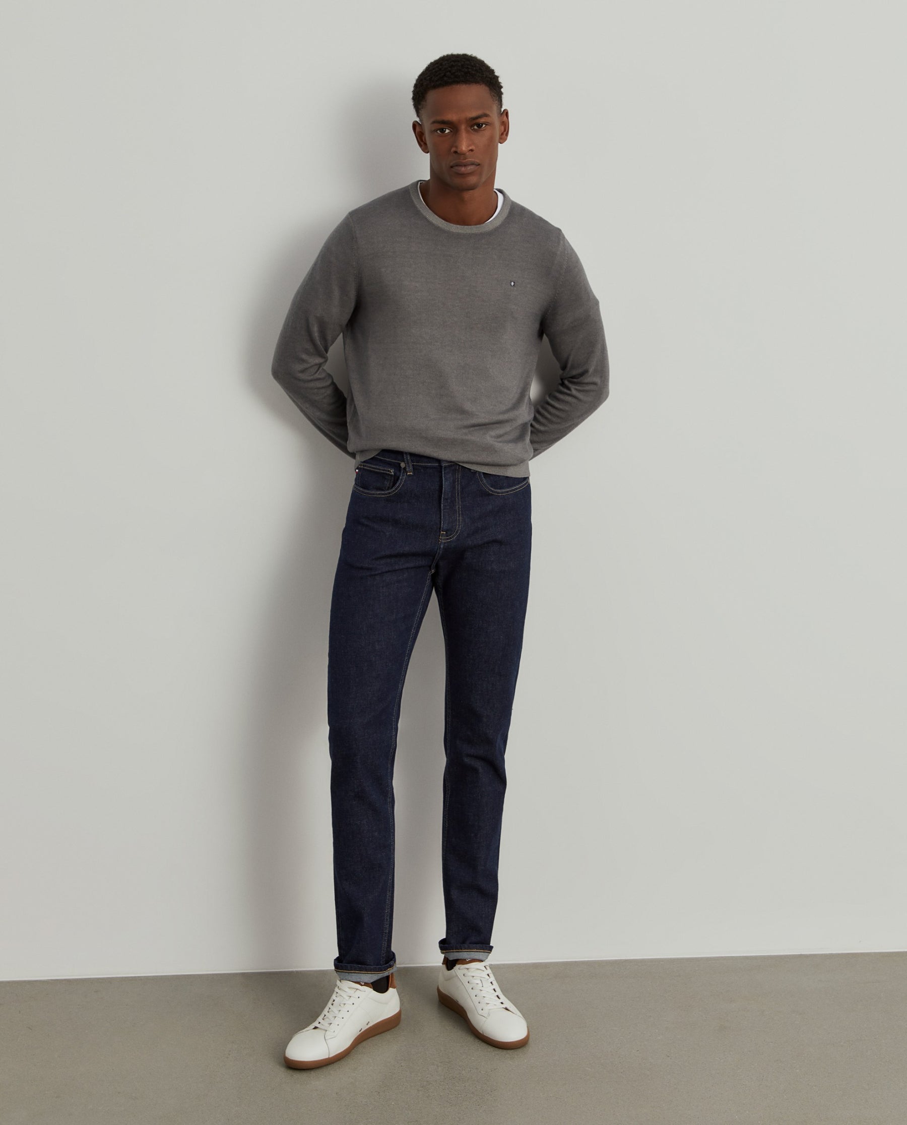 Calças denim slim fit