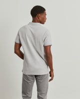 Polo piqué slim fit em algodão