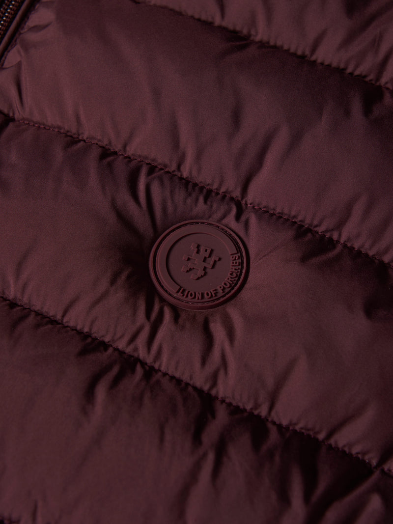 Colete acolchoado gola alta