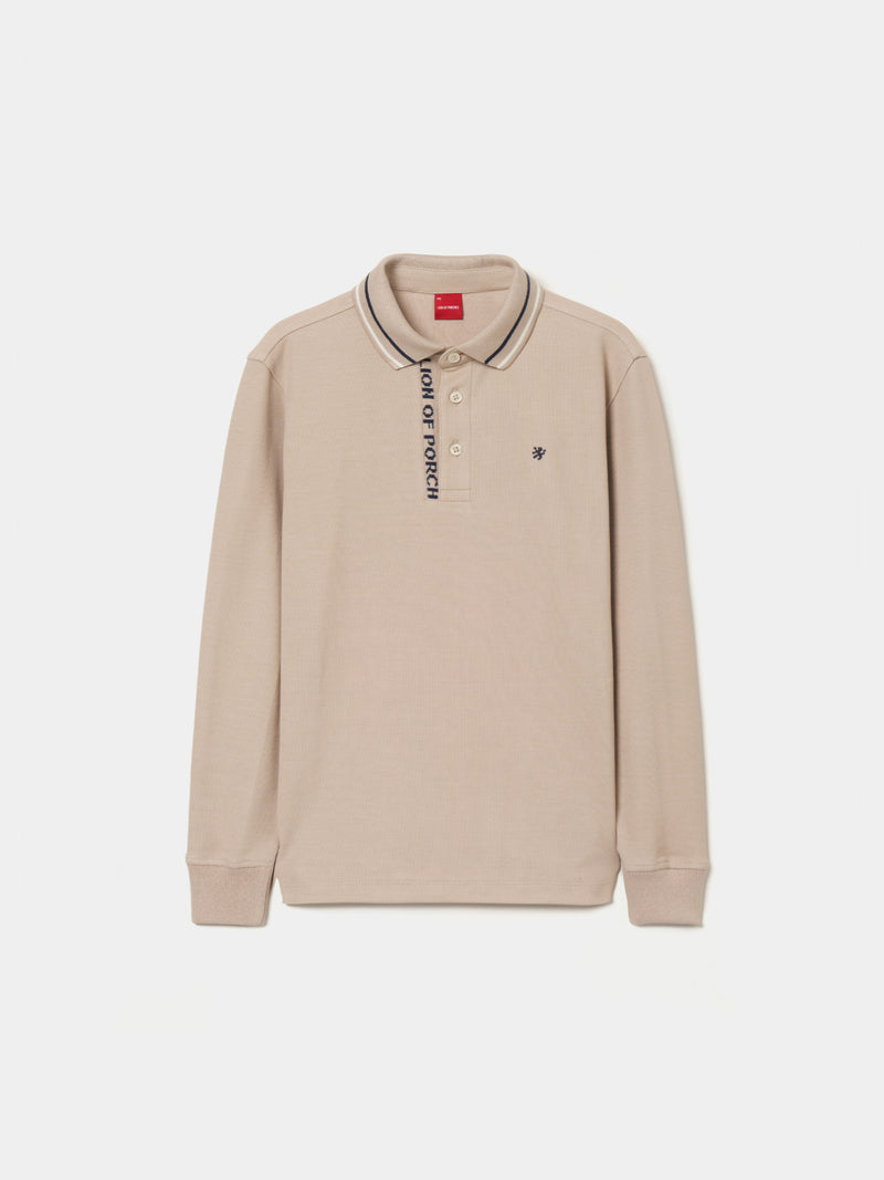 Polo de manga comprida