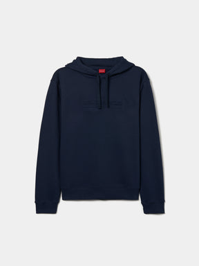 Sweater de algodão com capuz