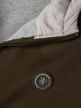 Sweater com Capuz em tecido técnico