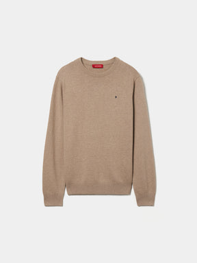 Camisola malha com textura em algodão