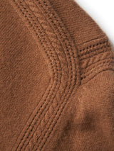 Camisola de lã decote em V