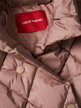 Blusão acolchoado de trespasse