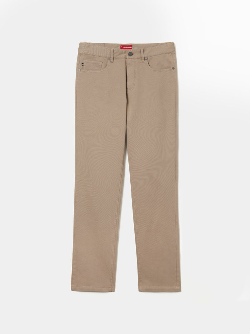 Calças regular fit 5 bolsos