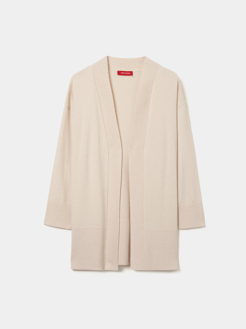 Casaco de malha em lã