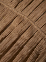 Camisa curta fluida em liocel