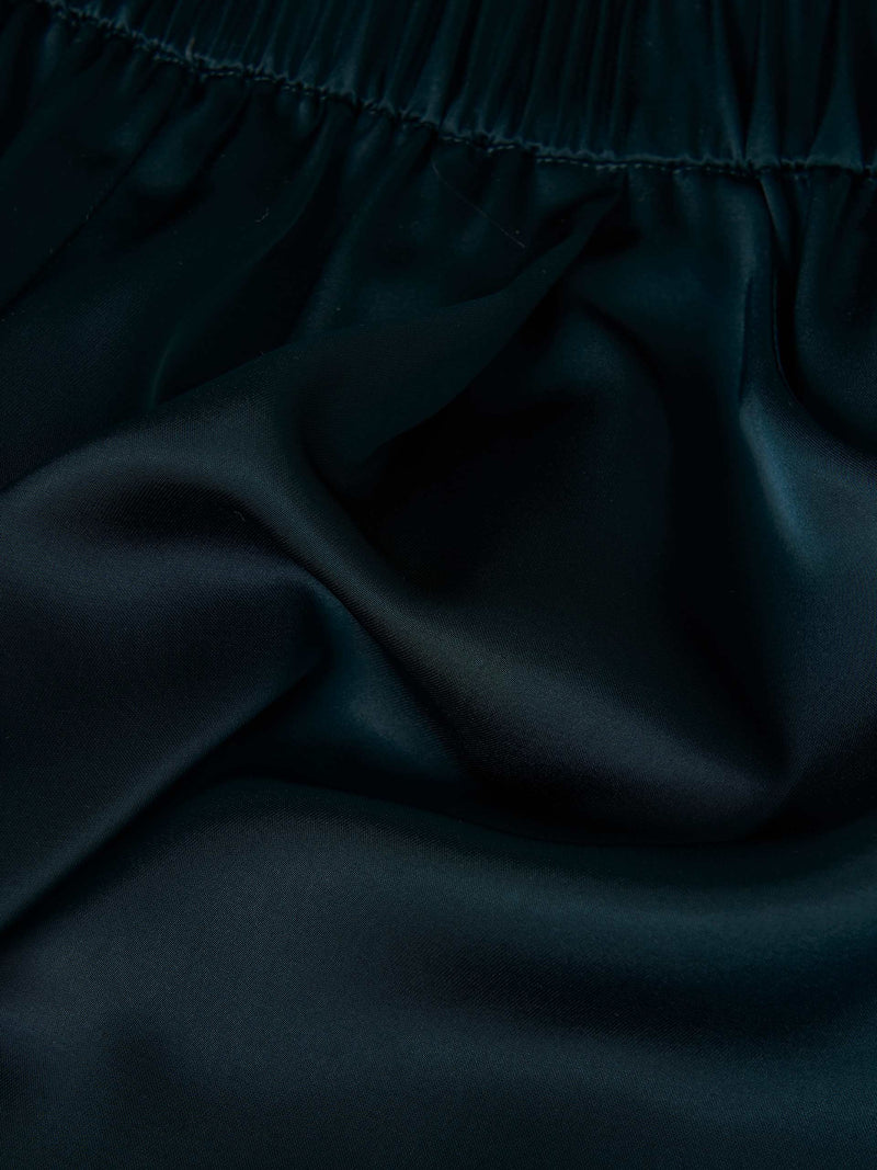 Calças wide leg acetinadas