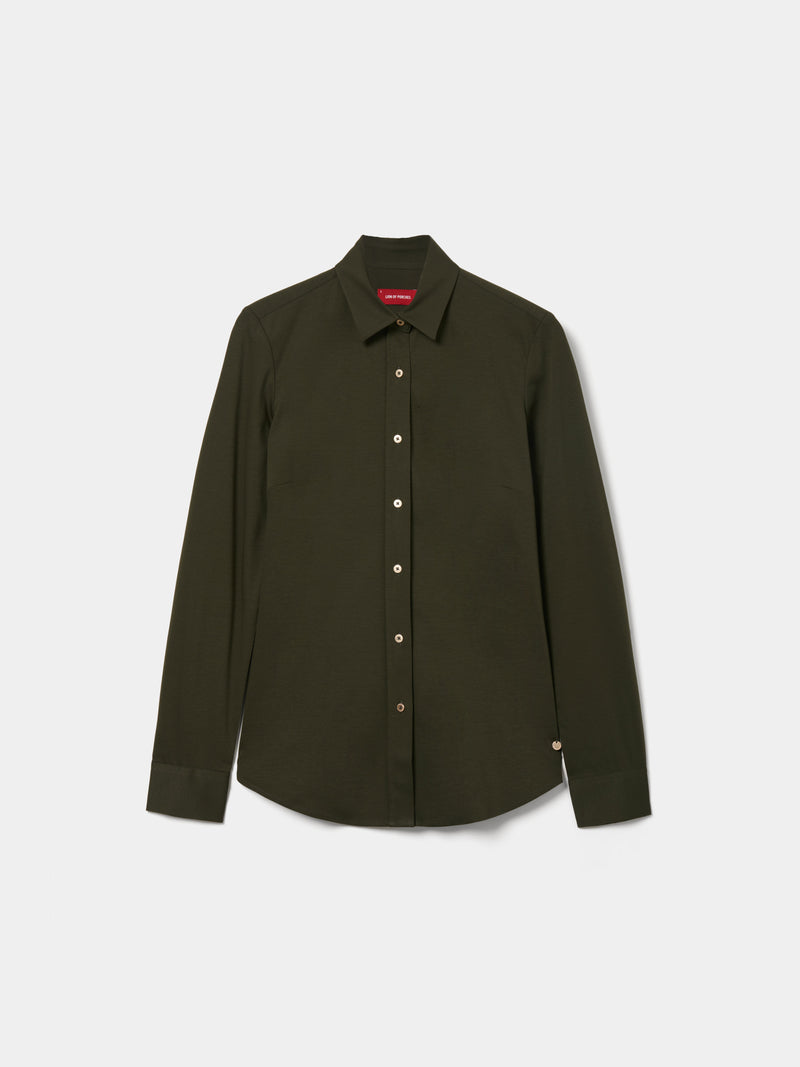 Camisa de malha em algodão