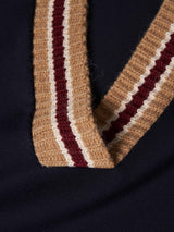 Camisola malha decote em V