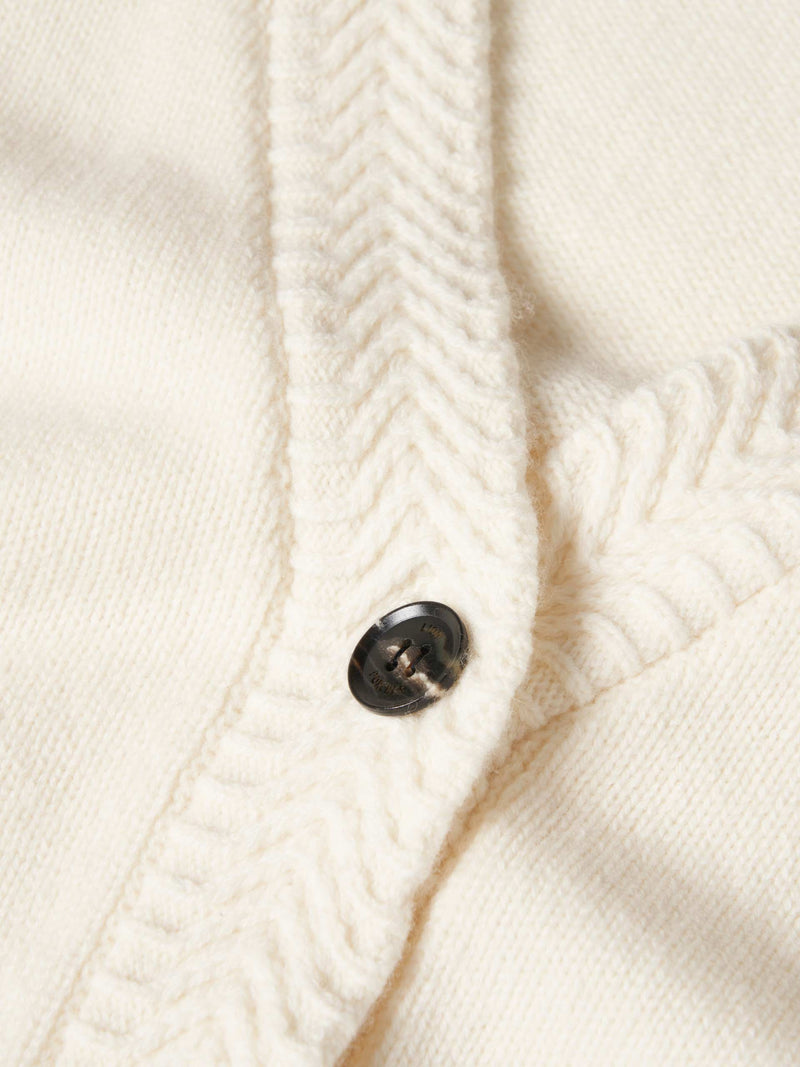 Casaco de malha em lã