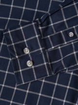 Camisa xadrez slim fit em algodão