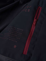 Blusão acolchoado com gola subida