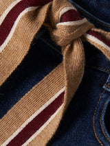 Calças culotte regular fit com cinto