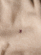 Camisola em malha texturada com carcela