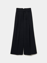 Calças wide leg de Cintura Subida