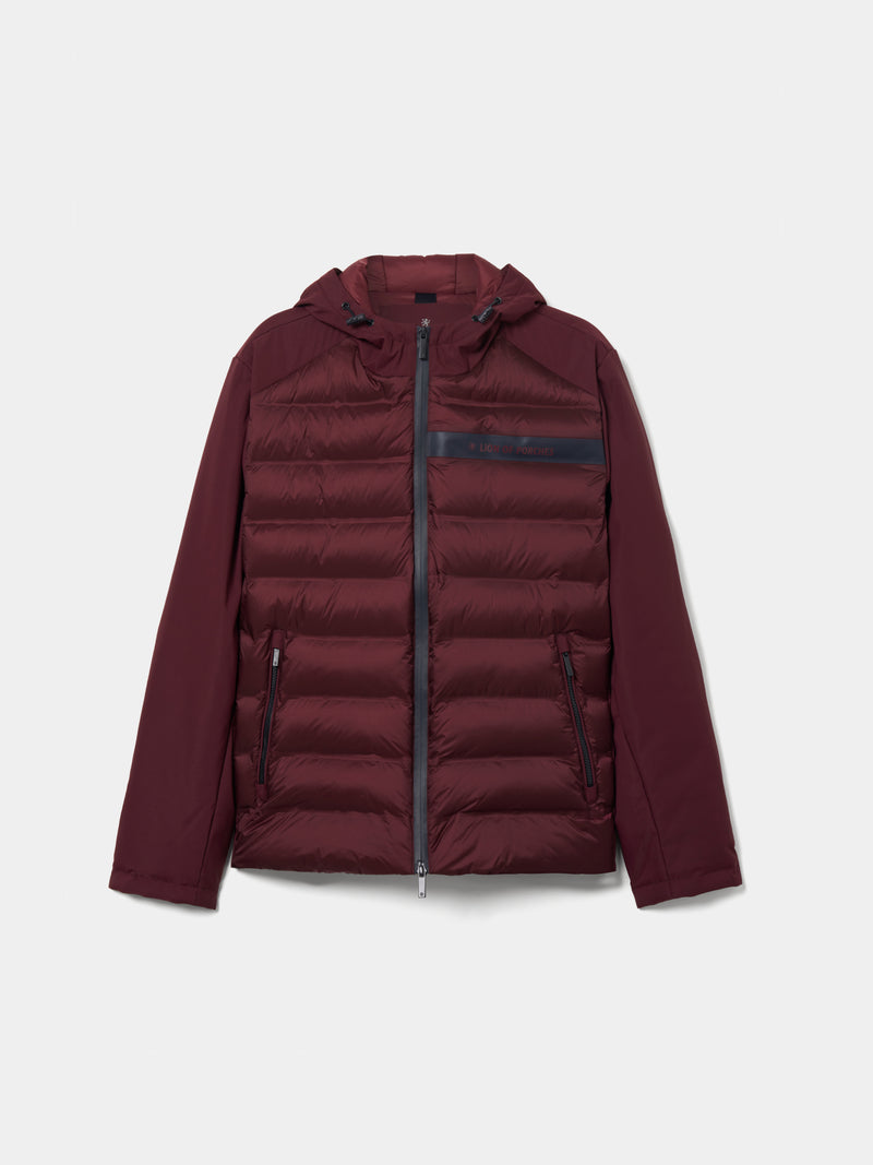 Blusão acolchoado com capuz