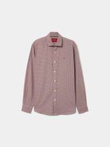 Camisa slim fit micropadrão