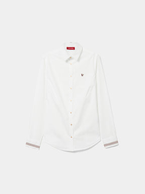 Camisa clássica de algodão