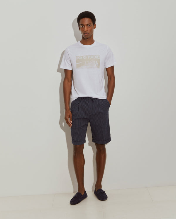 T-shirt de algodão com estampado