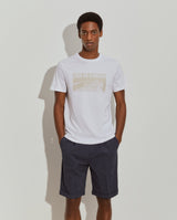 T-shirt de algodão com estampado