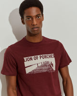 T-shirt de algodão com estampado