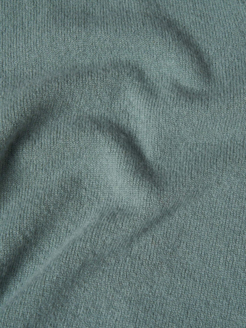 Camisola de lã decote em V