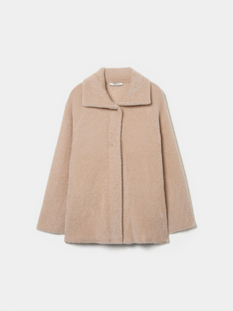 Casaco de pelo mangas raglan