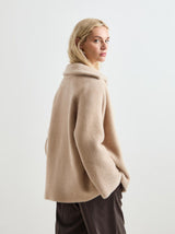 Casaco de pelo mangas raglan