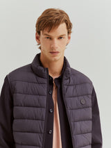 Colete acolchoado gola alta