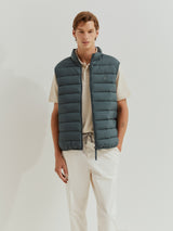 Colete acolchoado gola alta