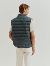 Colete acolchoado gola alta