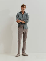 Calças regular fit 5 bolsos