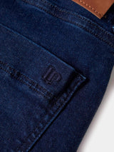 Calças denim perna reta