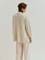 Casaco de malha em lã