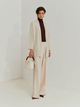 Casaco de malha em lã