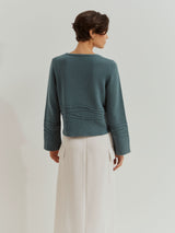 Camisola de lã com apliques