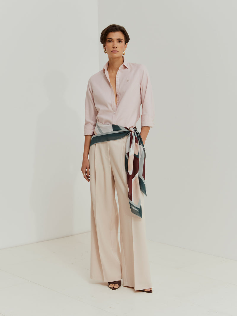 Camisa clássica de algodão