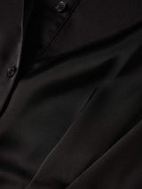 Camisa fluida acetinada