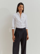 Camisa clássica de algodão