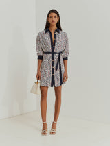 Vestido camiseiro estampado