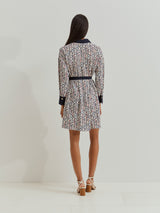 Vestido camiseiro estampado