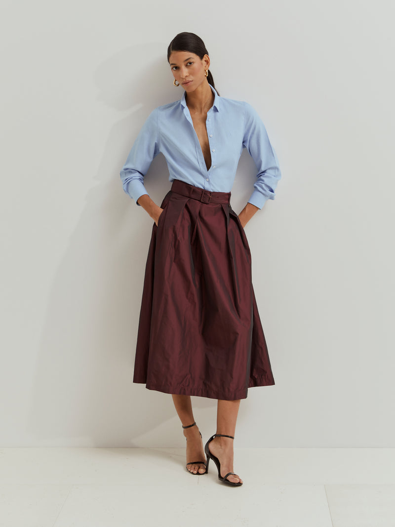 Camisa clássica de algodão