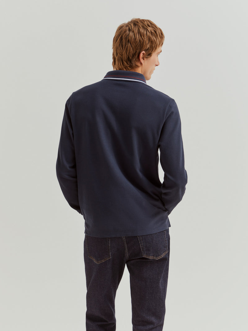 Polo de manga comprida