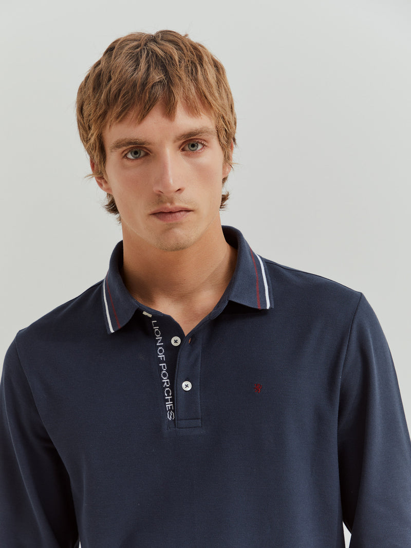 Polo de manga comprida