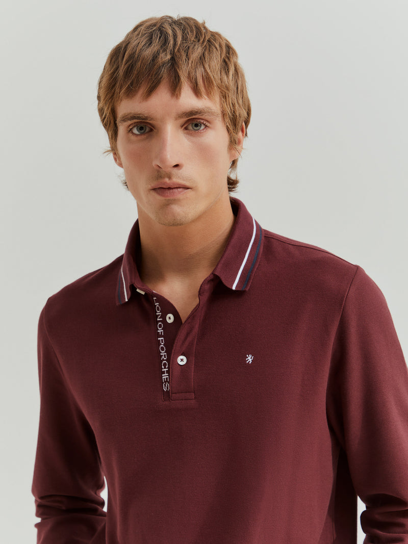 Polo de manga comprida