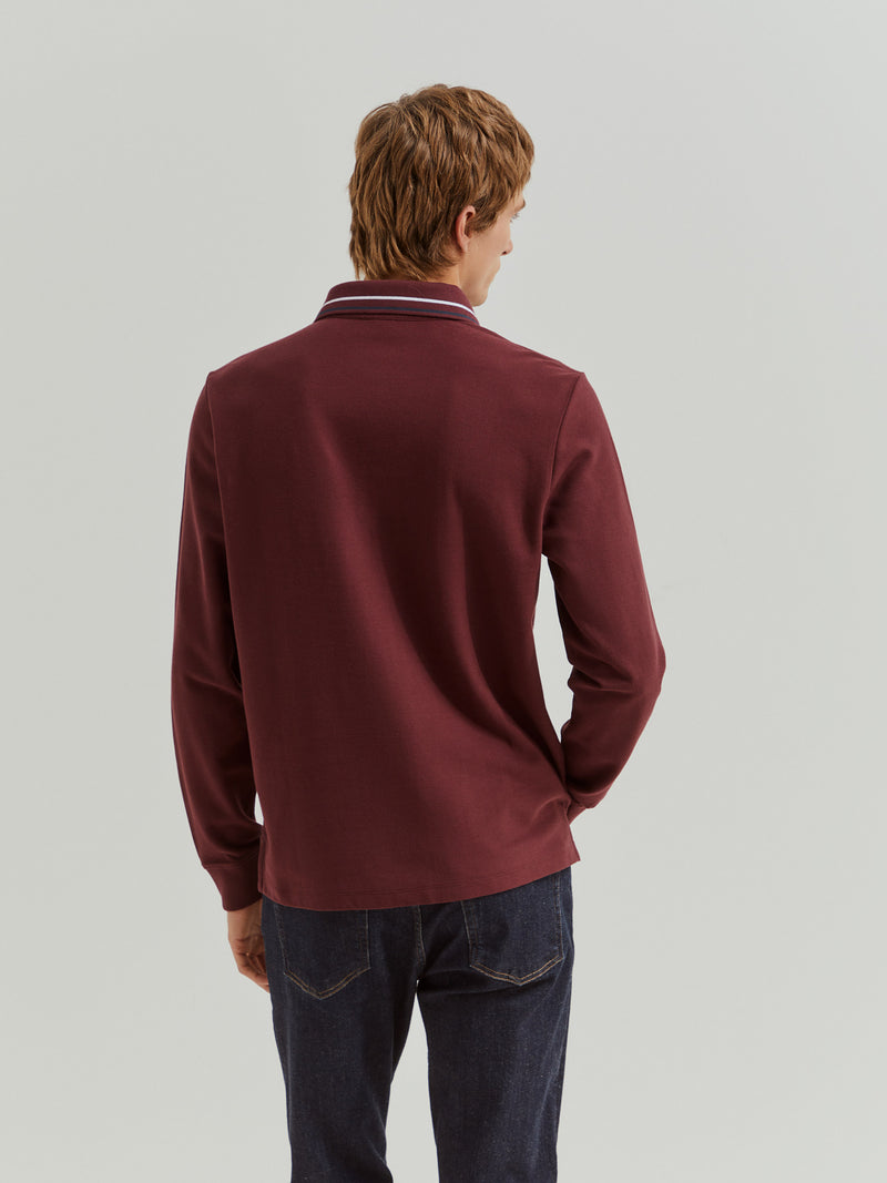 Polo de manga comprida